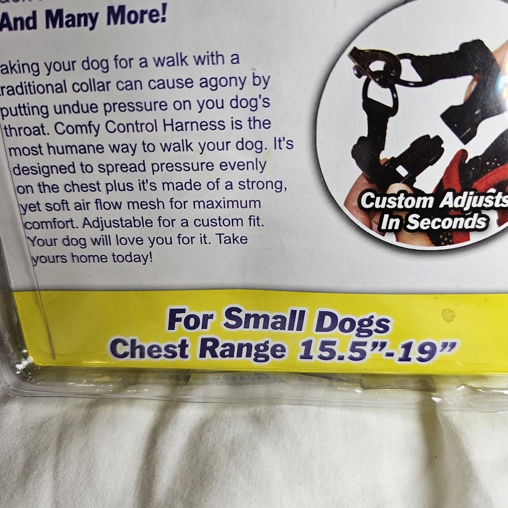 Comfy Control Dog Harness - Red - Picture 5 of 8